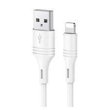 Кабель Borofone BX43 USB-Lightning 1м  Белый