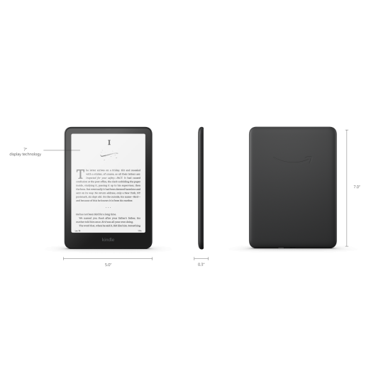 Электронная книга  Amazon Kindle Paperwhite(2024) 12th Gen 7,32Гб ,Черная