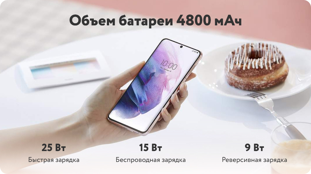 Samsung Galaxy S21+ 5G 8/128GB Фиолетовый фантом (Global version)