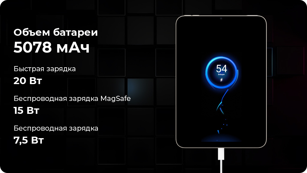 Планшет Apple iPad mini (2024) Wi-Fi 128Gb Сияющая звезда