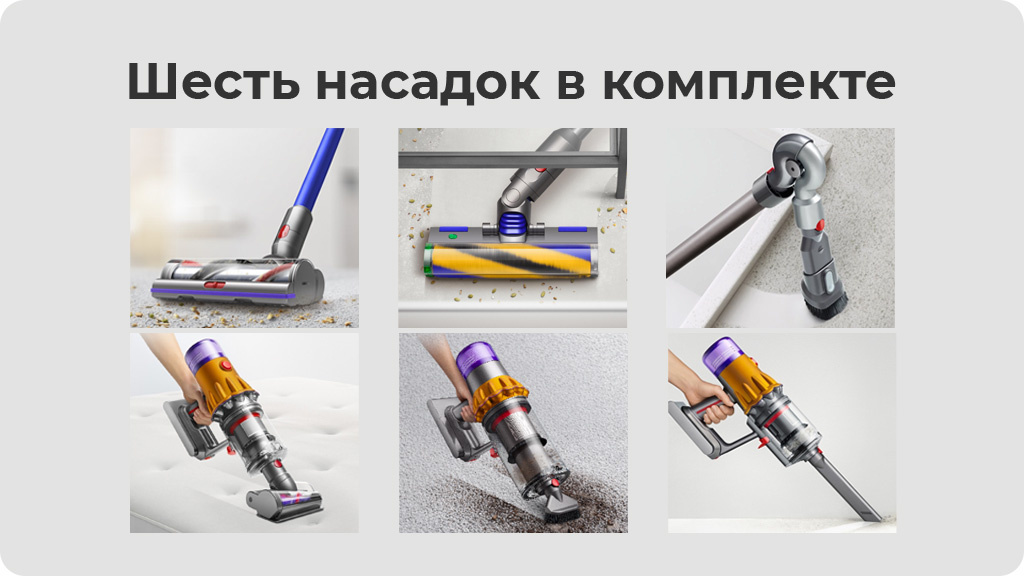 Ручной беспроводной пылесос Dyson V15 Detect Absolute yellow , yellow/nickle